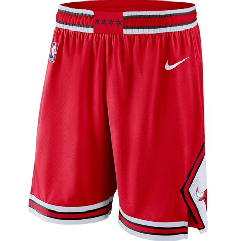 Nike Chicago Bulls Red Icon Swingman Basketball Shorts