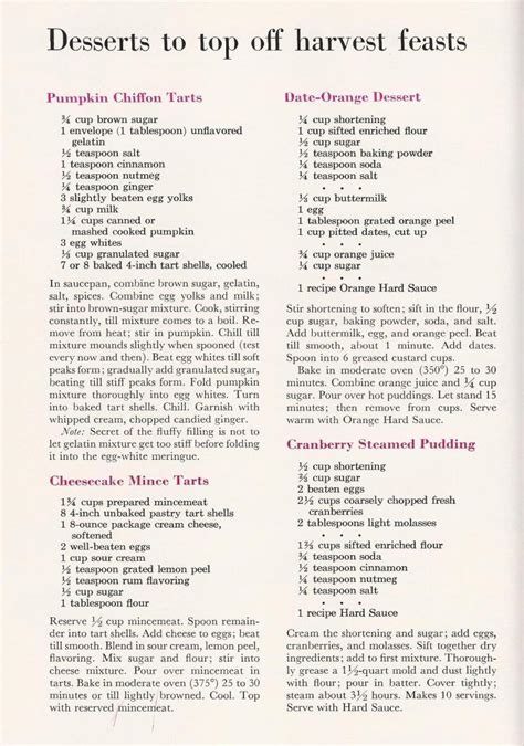 Vintage Thanksgiving Recipes 10