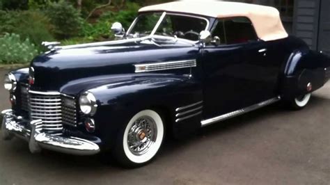 1941 Cadillac Convertible Walk Around Tour - YouTube