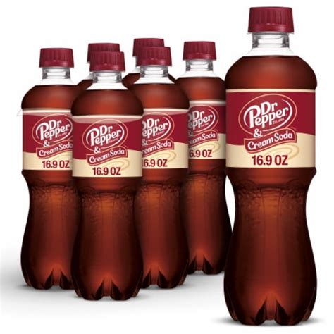 Dr Pepper® & Cream Soda Bottles, 6 pk / 16.9 fl oz - Kroger