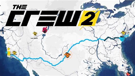 The Crew 2 Beta Closed | Recorriendo el mapa de punta a punta - YouTube