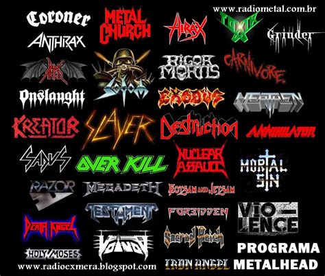 Pin by Juvenal Rodriguez on Music | Thrash metal, Metal band logos ...