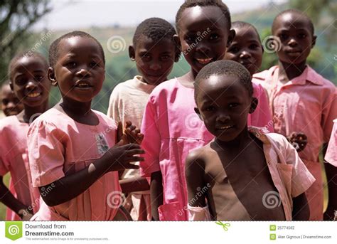 School children in Uganda. editorial photography. Image of students - 25774562