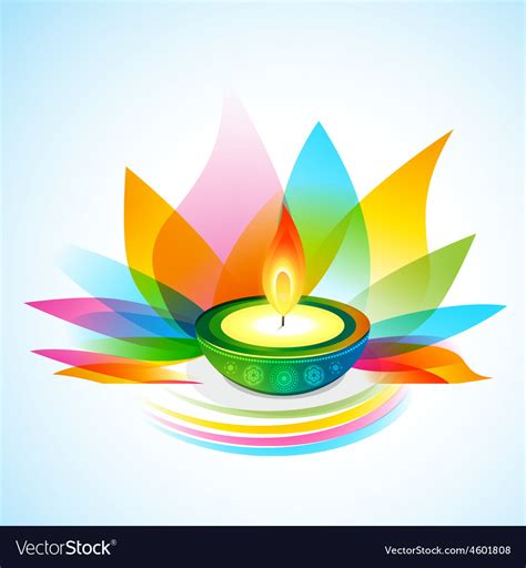 Colorful diwali background Royalty Free Vector Image