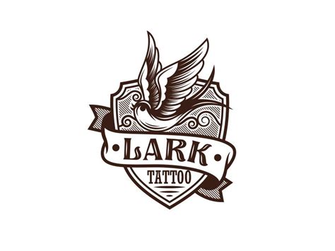 Lark Tattoo | Lark tattoo, Symbolic tattoos, Feather logo