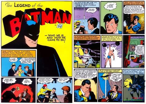 Over the course of the first few Batman strips, elements were added to the character and the ...