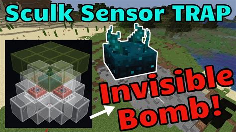 Sculk Sensor TRAP (Minecraft Java) - YouTube