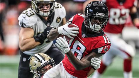 WATCH: Falcons' Calvin Ridley catches two touchdowns in first half ...