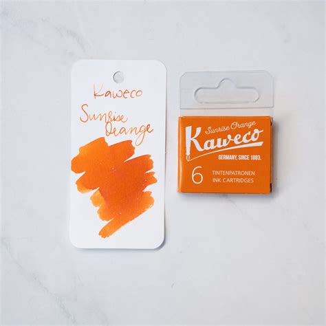 Kaweco Sunrise Orange Ink Cartridges – Truphae