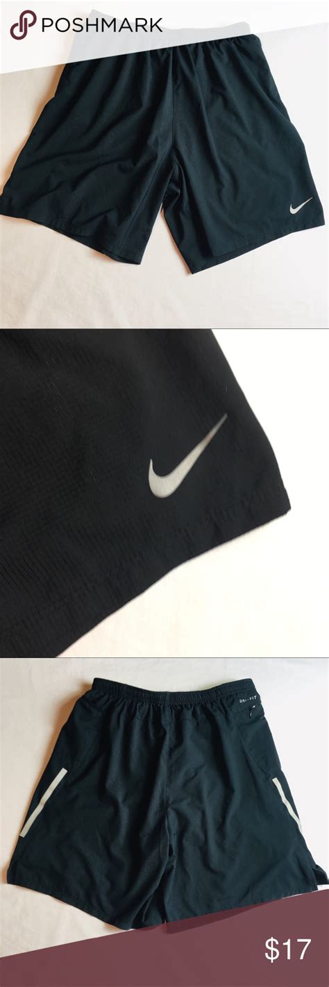 Nike Mens Running Shorts Black Pocket Lined Sz L | Running shorts men ...