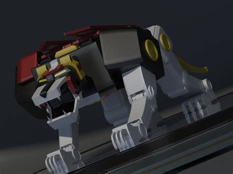 3D black lion voltron - TurboSquid 1343971