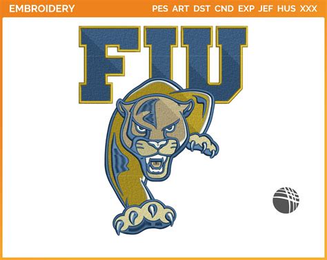 FIU Panthers - College Sports Embroidery Logo in 4 sizes - SPLN001480 ...