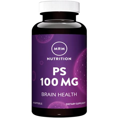 Mrm Nutrition Ps 100 Mg Brain Health Dietary Supplement Softgels (60 ct ...