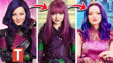 The Evolution Of Mal From Descendants 1 to Descendants 3 - YouTube