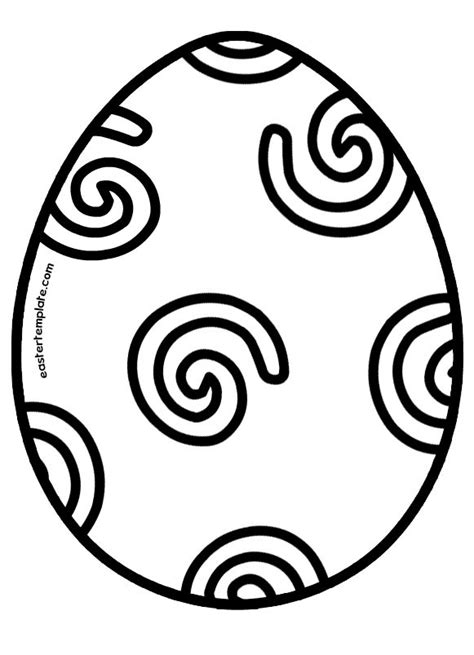 Curl Easter Egg - Easter Template