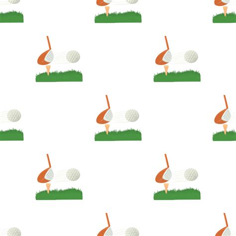 Hit golf ball pattern seamless vector 15066088 Vector Art at Vecteezy