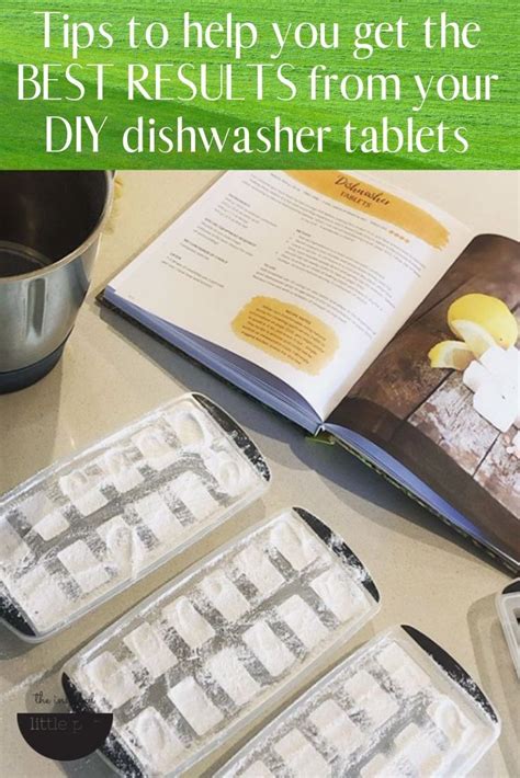 Discover simple tips to help you get sparkling dishes when using natural DIY dishwasher tablets ...