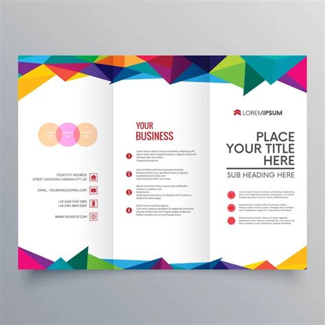 Brochure Template Layout Megazine Cover Design Business Annual Report Flyer Stock Vector Image ...