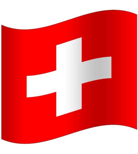 Premium PSD | Flag of switzerland