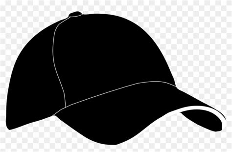 Baseball Hat Clipart - Baseball Cap Silhouette - Free Transparent PNG ...