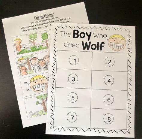 The Boy Who Cried Wolf Activities & Other Fables {Plus, a FREE download ...