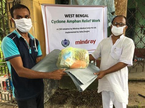 Mindray India Initiates Disaster-Relief Measures after Cyclone Amphan Hit Coastal Areas - Mindray