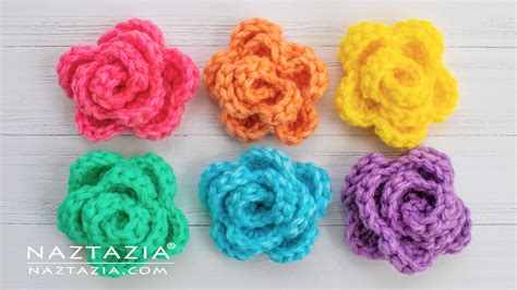 Crochet Rose Pattern - Naztazia