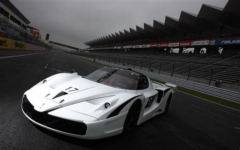 White Ferrari Enzo Wallpaper