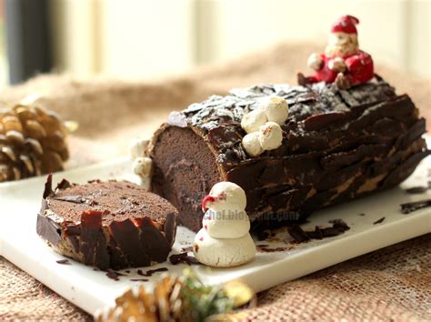 The Informal Chef: Chocolate Yule Log Cake 巧克力树桐蛋糕