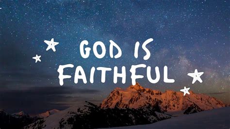 God is Faithful - YouTube