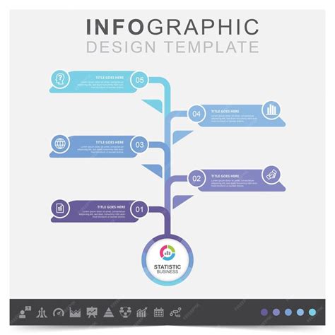 Premium Vector | Infographic business plan and icons set