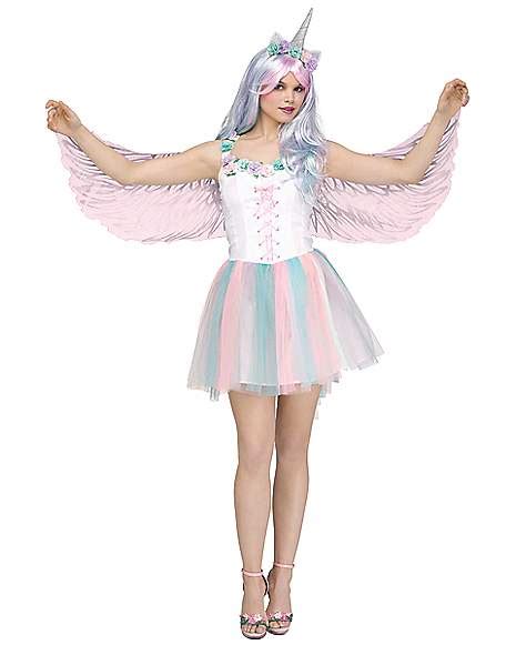 Adult Sparkling Unicorn Costume - ANYHALLOWEENCOSTUMES