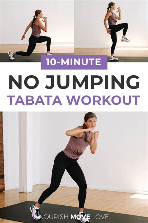 10-Minute Cardio Kickboxing Tabata Workout | Nourish Move Love