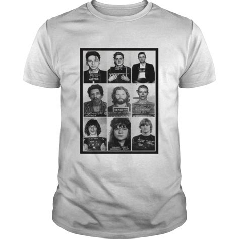 Celebrities Mugshot Rock Stars shirt - Trend T Shirt Store Online