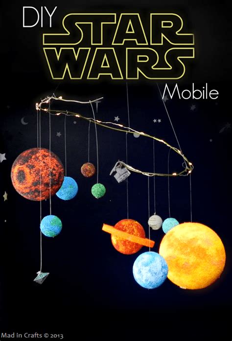 DIY Star Wars Planet Mobile Kids Mad in Crafts