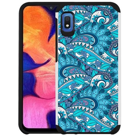 Samsung Galaxy A10e Phone Case - Colorful Design Hybrid Armor Case Shockproof Dual Layer ...