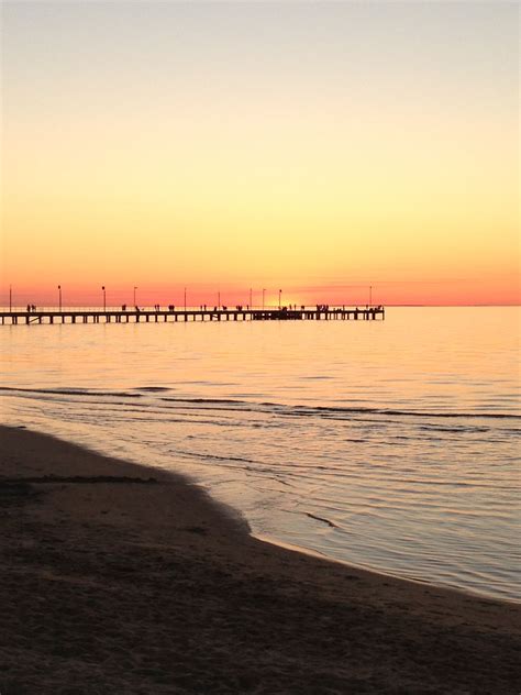 View from the beach last night. For once Melbourne weather was nice to us! | Melbourne weather ...