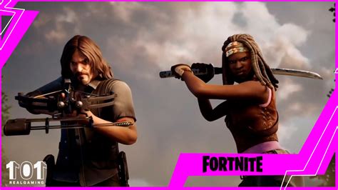 Fortnite - Colaboración con The Walking Dead: Daryl y Michonne llegarán ...