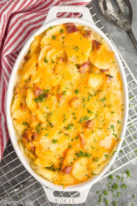 Scalloped Potatoes and Ham - Simple Joy