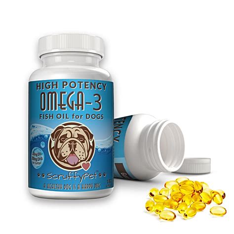 Omega 3 Fish Oil for Dogs w/ vitamin E - ScruffyPet