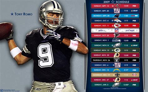 2009 Dallas Cowboys NFL Schedule Wallpaper | Michael Tipton | Flickr
