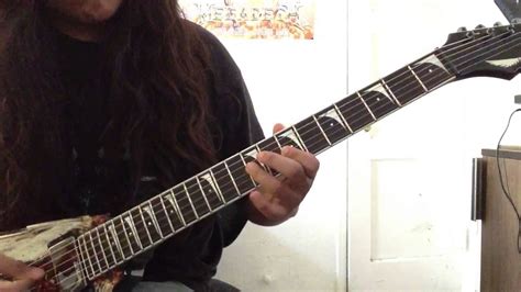 Megadeth - Super Collider guitar cover (w/all solos) - YouTube