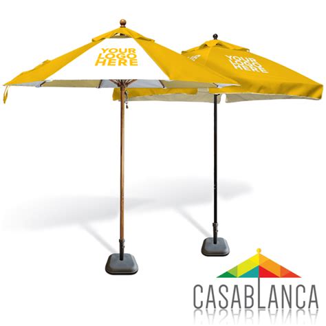 Custom Printed Commercial Umbrellas - Outdoor Brand Promotion!