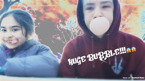 Bubble gum challenge - YouTube