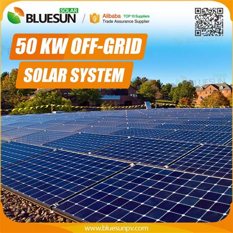 Best quality 50 000w solar panels system 50kw solar system off grid for industrial | Off grid ...
