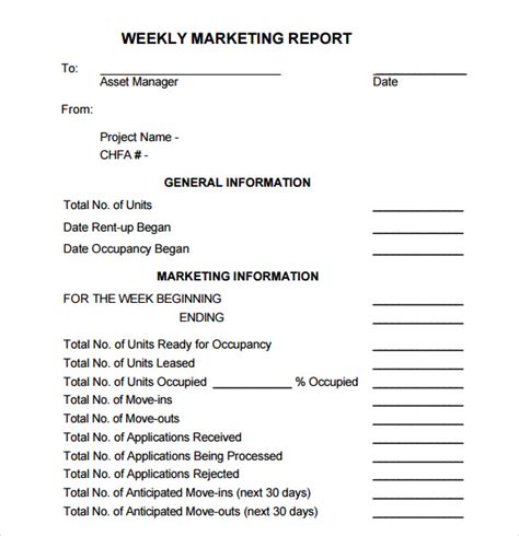 Marketing Report Template Free Download - FREE PRINTABLE TEMPLATES