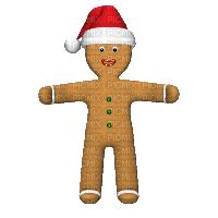 gingerbread man dancing gif - Free animated GIF - PicMix