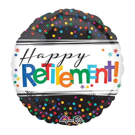 burton+BURTON 17" Happy Retirment Foil Balloon: Fitzula's Gift Shop