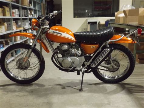 1971 Honda SL175 Vintage Enduro Motorcycle AHRMA Motocross MX SL XL XR 175