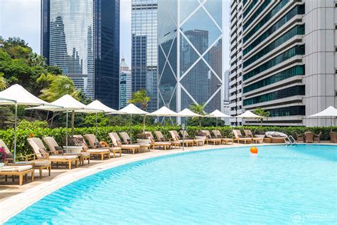 Outdoor Pool at Island Shangri-La Hong Kong - Travel and Destinations